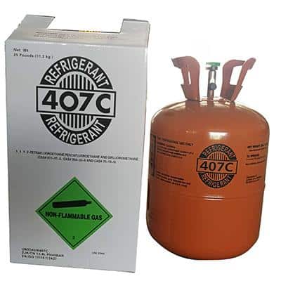 407C 11.3 kg 25 LB 99.9% Purity Refrigerant Gas Supplier