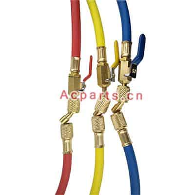 refrigerant hoses with ball valves