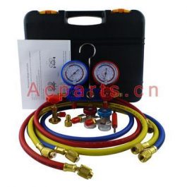 ACTECmax Air conditioning manifold gauge for R12 R22 R134a R404